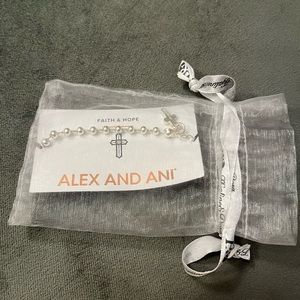 Authentic alex and Ani Cross Immortality bracelet! New!